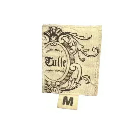 Anthropologie Tulle Wool Blend Long Pea Coat Size M, Pre-Owned - Picture 5 of 8